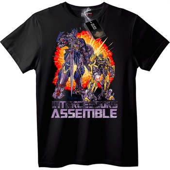 NOONEBRAND Тениска Transformers Застъпници Съберете се - XS, Black