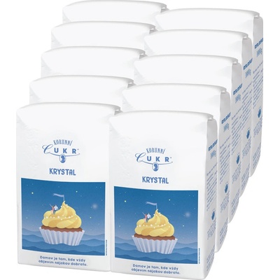 Korunní cukr krystal 10x1kg
