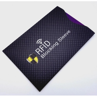 Blingstar Bezpečnostní pouzdro na platební karty RFID blocker black – Zboží Živě