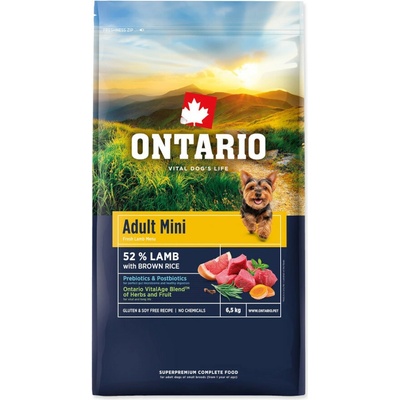 Ontario Adult Mini Lamb & Brown Rice 13 kg