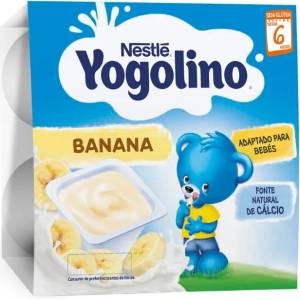 Nestle Nestlé YOGOLINO Млечен десерт Банан 6+ м, 4x100г