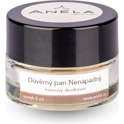 Anela Důvěrný pan Nenápadný jemný krémový deodorant 5 ml