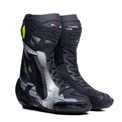 Moto topánky TCX RT-RACE PRE AIR čierno/bielo/sivé - Veľkosť 46