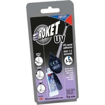 Deluxe Materials Roket UV лепило 5g с UV ключодържател