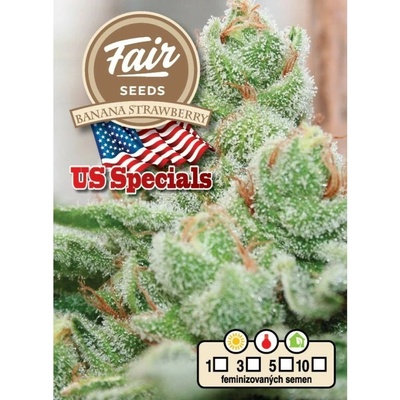 FAIR SEEDS Banana Strawberry semienka neobsahujú THC 10 ks