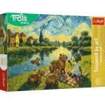 Trefl - Puzzle Treflik's Family: Feeding the Capybaras - 100 piese