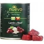 nuevo SENIOR Lamb & Beef - консерва за възрастни кучета 7+ с агне, говеждо и овесени ядки 400 г
