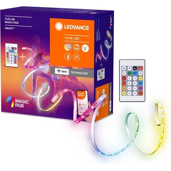 OSRAM Ledvance- LED RGB Димируема лента SMART+ MAGIC FLEX 3 м LED/15, 5W/230V Wi-Fi + д. у (P225424)