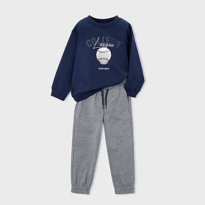 Mayoral Анцуг college в син цвят за мини момче Mayoral (НЕ Е ВАТИРАН)