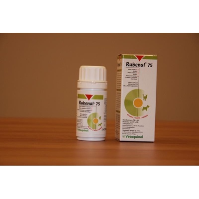 Vetoquinol Rubenal - dietný prípravok 75 mg 60 tbl