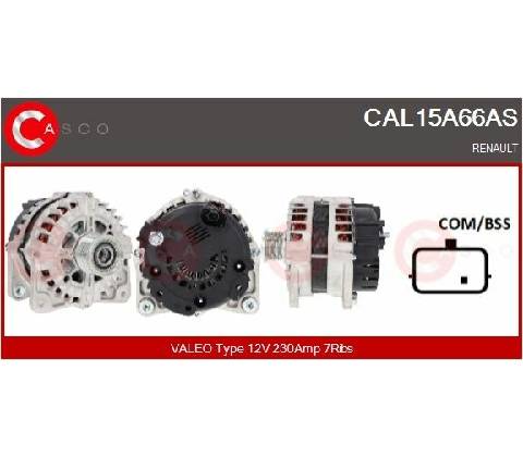 Alternátor CASCO CAL15A66AS