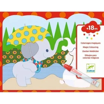 DJECO - Творчески комплект - Оцветявай с вода - Скрито навън (DJ09065)