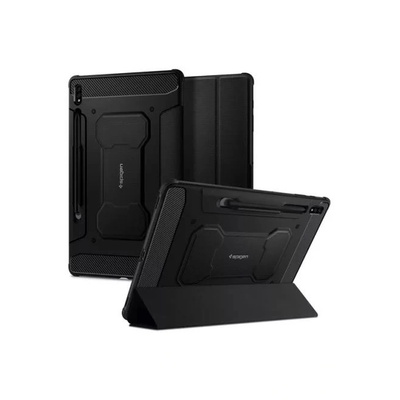 Spigen Защитен калъф за таблет Spigen, Rugged Armor за Samsung Galaxy TAB S7/ S8 11.0, черен (ACS01607)