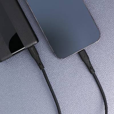 Forcell C346 Type C to Lightning Pd 3A 27W Silicone 1m černý