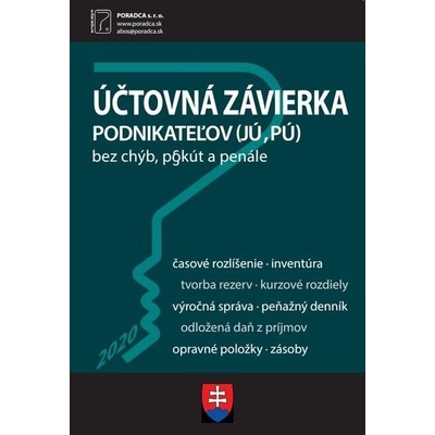 Účtová závierka v JÚ a PÚ: Účtovná závierka pre podnikateľov za rok 2020 - Ivana Hudecová