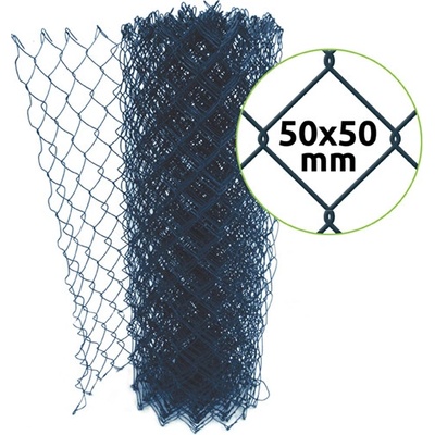 EKOfence Štvorhranné pletivo ZnPVC 53x53mm 1,75mx25m antrac 4056