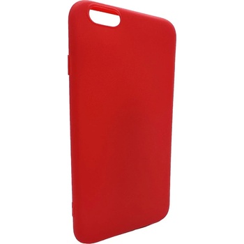 Pouzdro SES Silikonové ochranné s držákem na prst Apple iPhone SE 2022 - červené