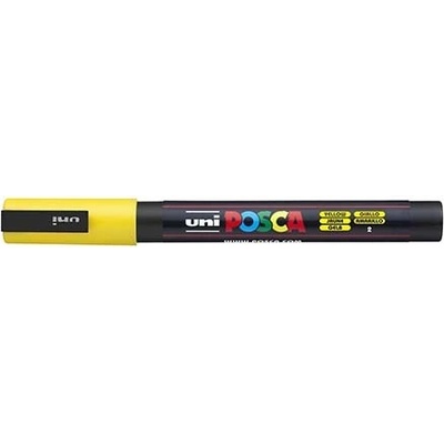 uni Декоративен маркер, 0, 9-1, 3 мм, UNI "Posca PC-3M", жълт 284570000 (284570000)