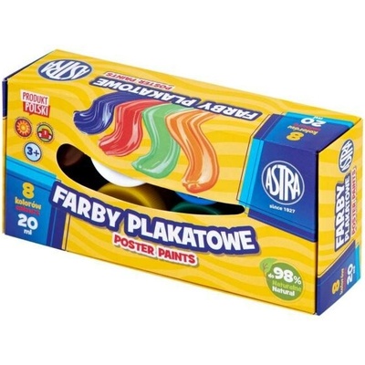 Astra temperové farby v tégliku 301123041 8 x 20 ml