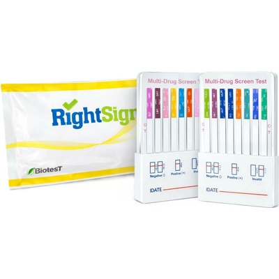 RightSign Multidrogový test na 16 drog z moči