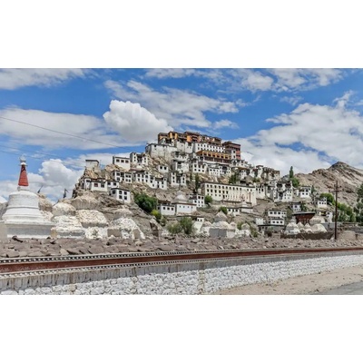 Fotografie - Neznámý: Pohled na Thiksey Gompa (klášter), Tibet - reprodukce obrazu