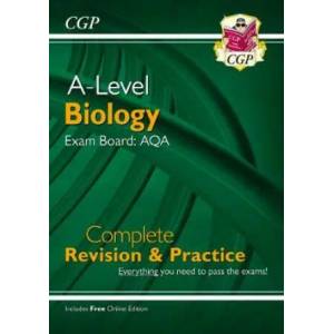 A-Level Biology: AQA Year 1 & 2 Complete Revision & Practice with Online Edition (ISBN: 9781789080261)