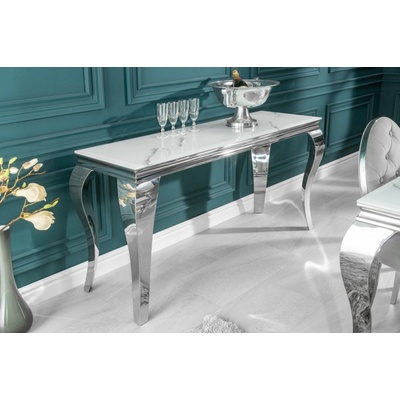 LuxD Rococo 145 cm stříbrný mramor – Zboží Mobilmania