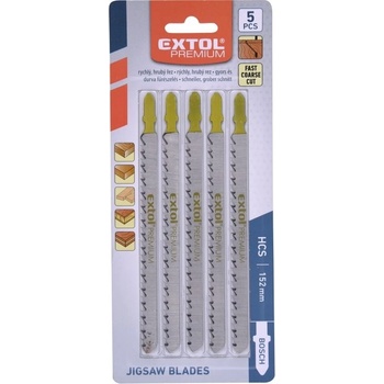 Extol Premium 8805012 plátky do přím.pily 5ks, 126x40mm