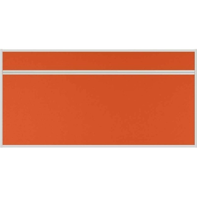 VMS VISION Stolový akustický paraván AKUSTIK ekoTAB ostrý roh 160 x 80 cm oranžový