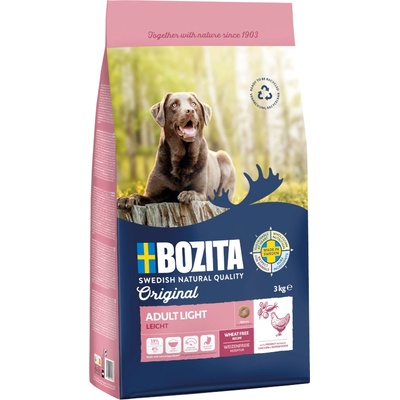 Bozita 2x3кг Adult Light Original Bozita, суха храна за кучета