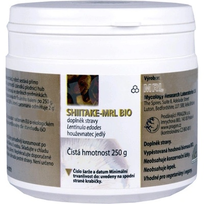 MRL Shiitake houževnatec jedlý prášok 250 g