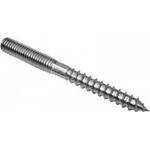 Uncanny Brand Zinc-plated double-threaded 10.0*80mm 100pcs