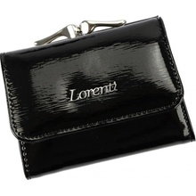 Lorenti kožená malá dámska peňaženka RFID čierna