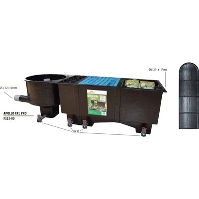 Heissner Profi průtoková filtrace s vortexem F323-00