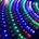 144 led мрежа 160 х 155 см. , многоцветна светлина lw-19