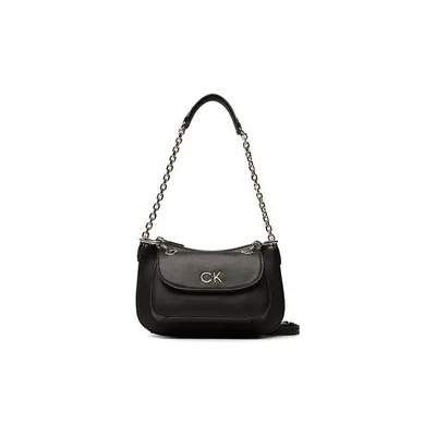 Calvin Klein Дамска чанта Re-Lock Dbl Shoulder Bag K60K610183 Черен (Re-Lock Dbl Shoulder Bag K60K610183)