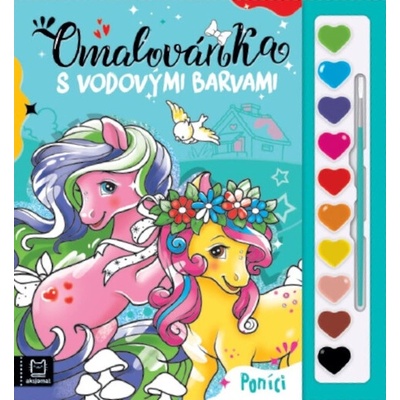 Omalovánky s vodovými barvami. Poníci