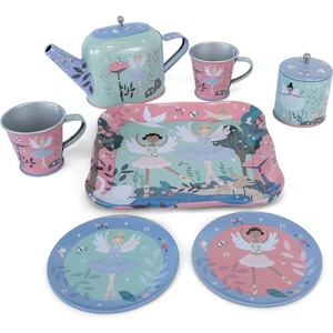 Floss and Rock Игрален комплект Floss and Rock - Сервиз за чай, Балерини, 9 части (47P5961) - baby
