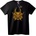 NOONEBRAND Тениска Златен Дракон Аниме - XS, Black