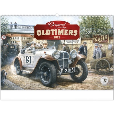 NOTIQUE Nástěnný Oldtimers Václav Zapadlík 64 x 42 cm 2026