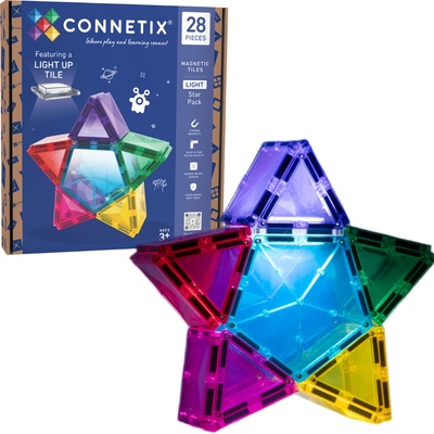 Connetix Light Star 28 ks – Zbozi.Blesk.cz