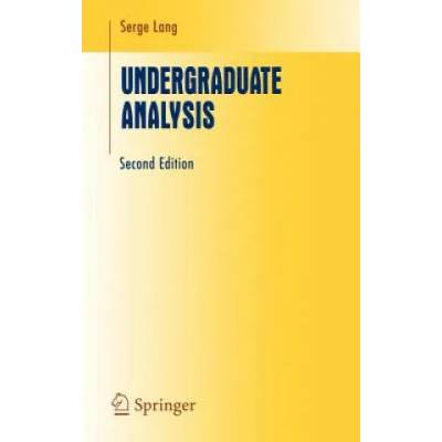 Undergraduate Analysis | Serge Lang