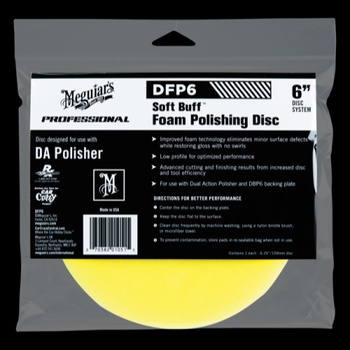 Meguiar's Soft Buff Foam Polishing Disc 6"