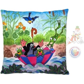 MÚ Polštář Krtek a paraple Krteček 30x30