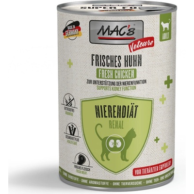 MACs CAT Vetcare obličková diéta hovädzie a morčacie 6 x 400 g