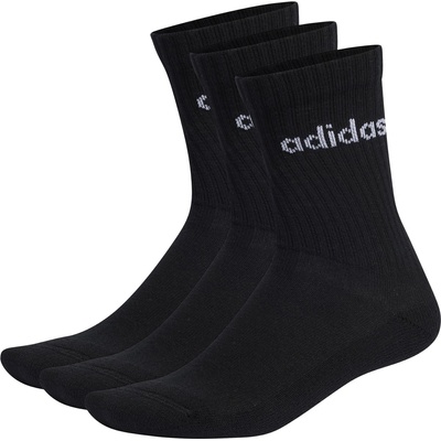 adidas Чорапи Adidas Half-Cushioned Crew 3 Pack Socks - Black