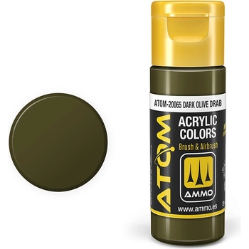 AMMO by MIG Jimenez ATOM COLOR Darl Olive Drab 20ml