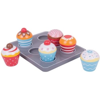 Bigjigs Toys - Дървена табла с мъфини (BJ465)