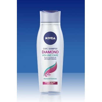 Nivea Diamond Volume šampón pro oslňující objem pro jemné vlasy bez lesku 250 ml