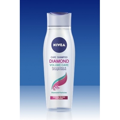 Nivea Diamond Volume šampón pro oslňující objem pro jemné vlasy bez lesku 250 ml